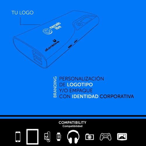 Imagen 5 de 6 de Oferta!! Batería Portátil Digital 10400mah | Reacondicionada