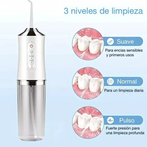 Imagen 9 de 10 de Irrigador Limpiador Dental Oral Bucal Y Brackets Uso Diario