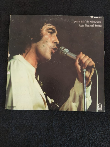 Vinilo Joan Manuel Serrat  Para Piel De Manzana Supercultura