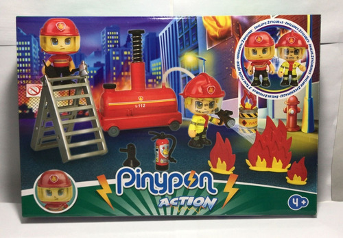 Pinypon Action Bomba De Agua Y 2 Bomberos 16236 Srj