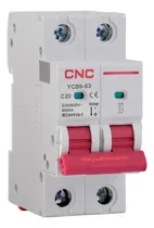 Comprar Interruptor Automático Bipolar 2x20a 6k Curva C Cnc