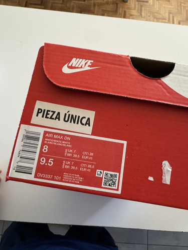 Tenis Nike Air Max Dn Triple White 6 Mx / 8 Us Originales Blancos