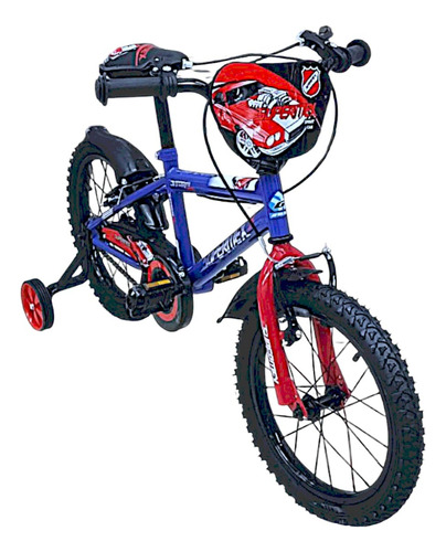 Bicicleta Supermex Storm 16 Para Hombre Con V-brakes Storm Azul 16 "
