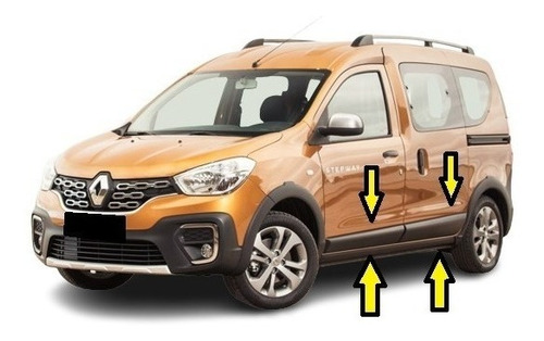 Kangoo Stepway 2018/2022 Baguetas Izquierdas Puerta Y Porton