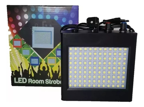 Luz Led Mini Flash Room Strobe 108 Efecto Dj Colores 
