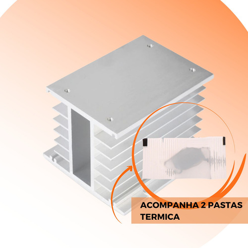 Dissipador De Calor Para Relé Ssr Trifasico 480V