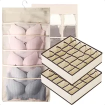 Comprar Kit 4 Organizadores Cabide Porta E Colmeia Nicho Sutiã Cueca