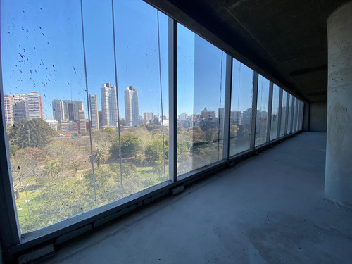 Alquiler Oficina Aaa · 500m2 · Increíble Vista A Parque Las Heras 4 Cocheras