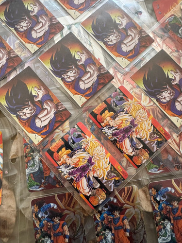 Lote Cartas Tarjetas Dragon Ball Z 90s Originales Y Bootleg (Usado)
