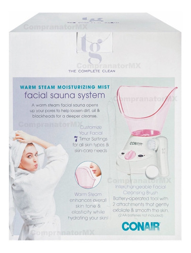 Sistema De Sauna Facial Limpieza Total, Conair Mdf3res