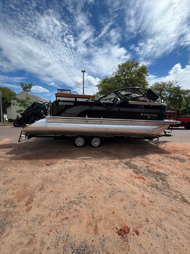 Pontoon Fboat 7500 + Motor De Popa Mercury V6