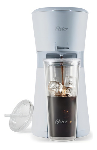 Cafetera Oster Para Café Helado Con Vaso Gris
