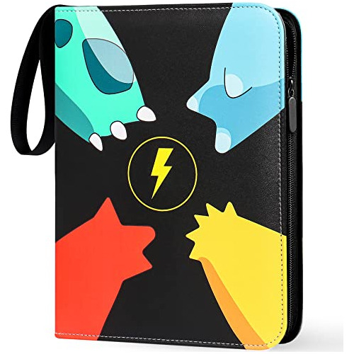 9-pockets Trading Card Binder With Sleeves,card Binder ...