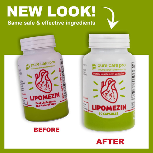 Lipomezin Suplemento De Apoyo Al Colesterol 60 Cápsulas