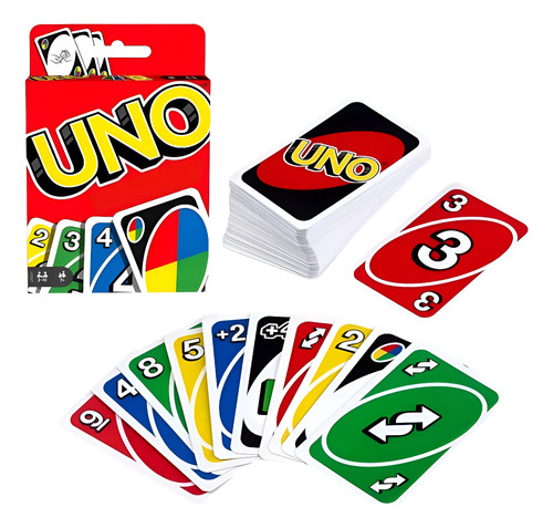 Juego De Cartas Uno Clásico Familiar De Mesa