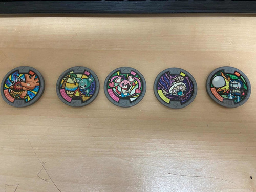 Medallas Yokai Watch (combo 5)