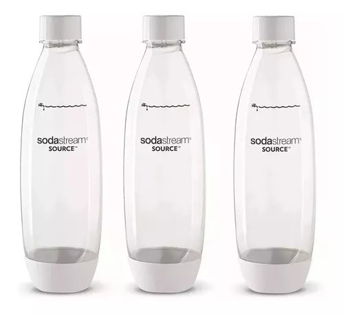 Sodastream Botellas 1 Litro Triple Pack Blanco