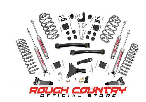 Kit De Suspensión Rougcountry 4  Para Jeep Wj