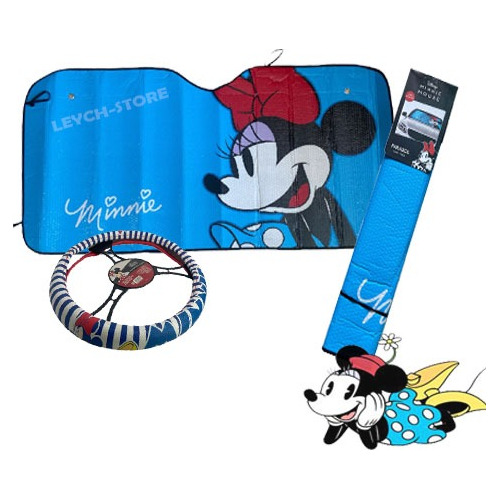 Kit Cubre Volante + Parasol  Minnie Disney Universal