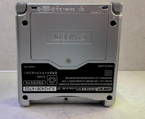Consola Game Boy Sp 2 Brillos | Gris Carcasa Nueva Gris (Reacondicionado)