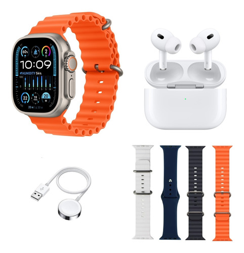 Smartwatch Ultra 49mm S10 Pantalla Grande Combo De Regalo