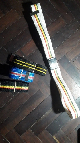 Imagen 7 de 9 de Cintos Cinturones Militares Marineros 3 X $ 240