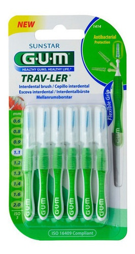 Cepillo Gum Trav-ler Triangular 1.1mm X 6und