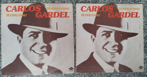 Discos Carlos Gardel 50 Aniversario Son 2 Lp  Y 3 Mas 