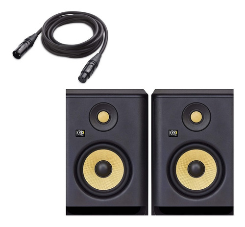 Krk Rokit 5 G4 Par Monitores De Estudio Incluye Cables Xlr