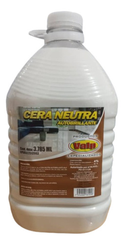 Cera Neutra Autobrillante Valp Galon 3,785 Lts