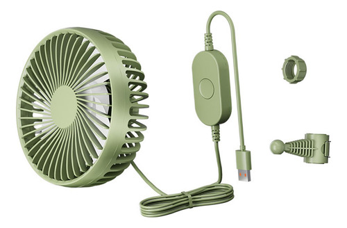 Fan Do Ventilador De Resfriamento De Carro Usb Verde
