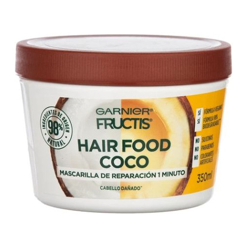 Tratamiento Mascarilla Garnier Hair Food Coco 350 Ml Ub