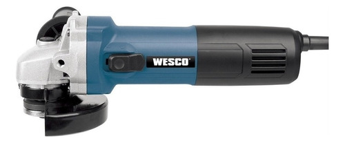 Esmerilhadeira angular Wesco WS4740 de 60 Hz azul-turquesa 750 W 127 V + acessório
