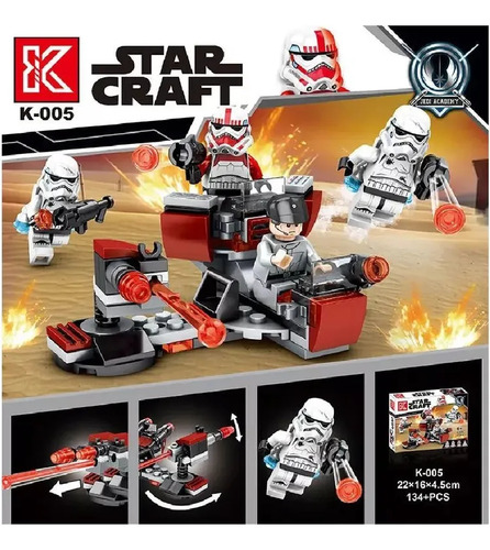 Set De Bloques Para Armar Batalla Star Craft 134 Piezas 134 K005