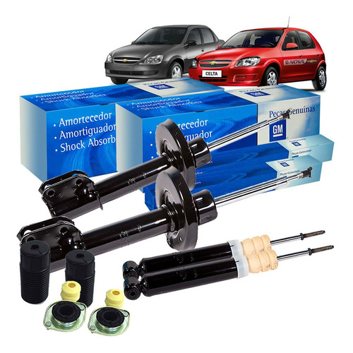 Kit Amortecedores Completo Celta Corsa Classic Wind Wagon