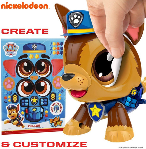 Imagen 6 de 8 de Paw Patrol Crea Tu Propio Robot Interactivo 20 Piezas +3años