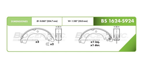 Balata Autopar De Tambor Nissan Tiida Hatchback 06-12