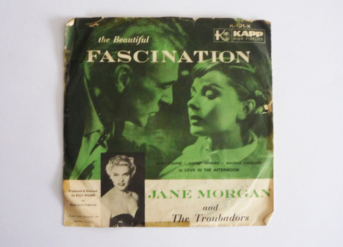 Jane Morgan The Troubadors - Beautiful Fascination Sencillo