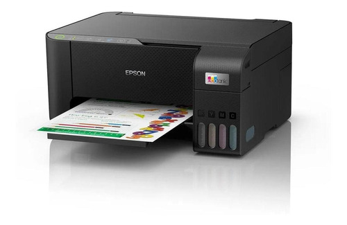 Imagen 1 de 3 de Impresora Multifuncional Epson Ecotank L3250 Negra Wi-fi
