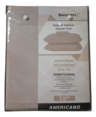 Juego De Sábanas Bouquetex - 3200 Hilos - 1 1/2 Plazas Suela Liso
