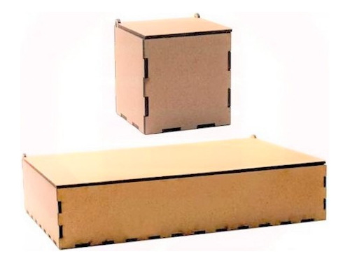 Caja Rectangular Y Caja Pequeña