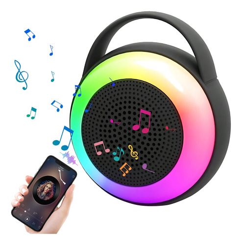 Altavoz Inalámbrico Bluetooth 5.0 Con Luces De Colores