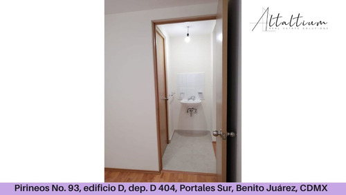 Venta Departamento Calle Pirineos No.93, Edificio D, Depto. 404-d, Portales Sur, Benito Juárez, Cdmx Pma26-di