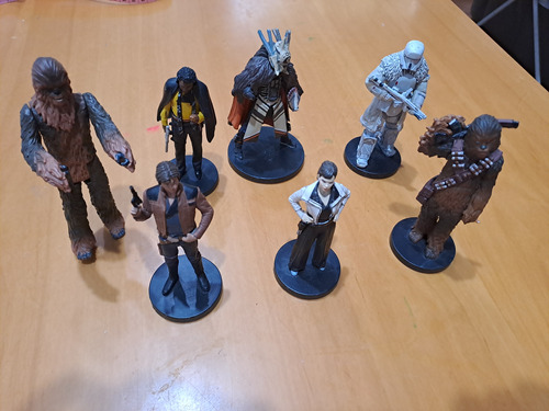 Lote 7 Figuras De Star Wars Originales Eeuu Disney Store