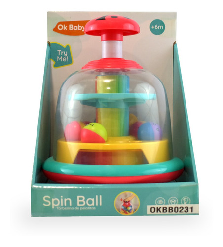 Spin Ball Torbellino De Pelotitas Juego Para Bebe Ok Baby