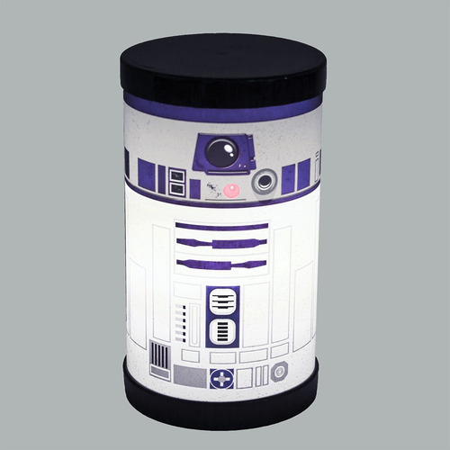 Imagem 1 de 2 de Luminária Bivolt Lumi Disney Star Wars - R2d2
