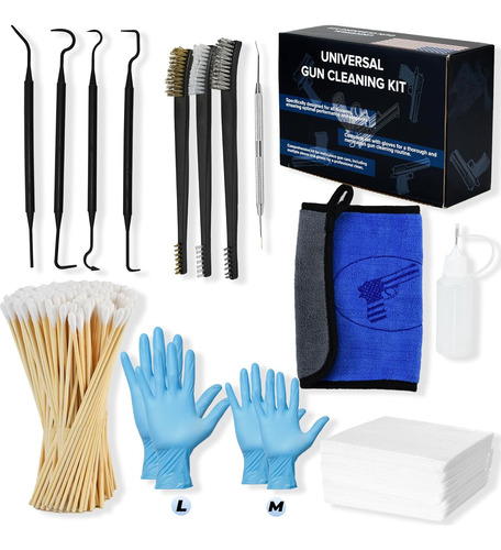 Kit De Suministros De Limpieza De Pistolas, Juego De Cepillo