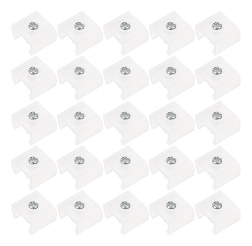 2025 Clips De Luz Led, Soporte Led De Silicona, 100 Unidades