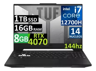 Asus Tuf A15 F15 144hz Ci7-12650h 16gb 1tb Ssd Rtx3070 8gb