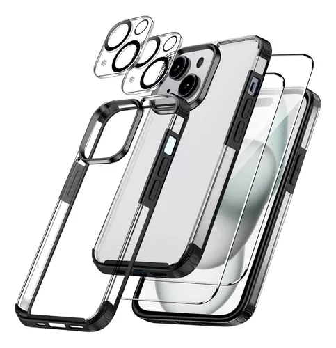 2x Protector De Lente Camara For for iPhone 15 Pro/15 Pro Max Vidrio  Templado